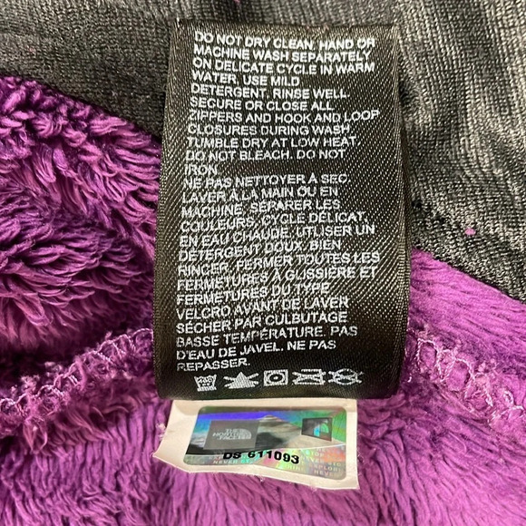 The North Face Oso Furry Fleece Hoodie Full Zip Berry Lacquer S - Picture 14 of 16